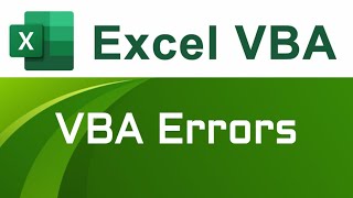 VBA Errors  VBA Basics excelvbaguide excelvba excelvbatutorial vbaerrors errorinvba vbabasics [upl. by Raasch]