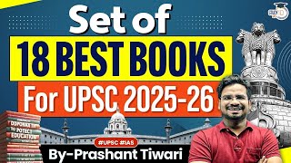 Best Books for UPSC Preparation  18 Books Set for UPSC  StudyIQ [upl. by Wieren355]