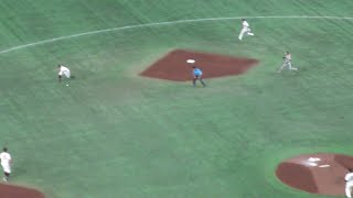 巨人 門脇誠 1つ目のナイスプレー 巨人 vs 阪神 2024年7月15日月 東京ドーム [upl. by Nocam]