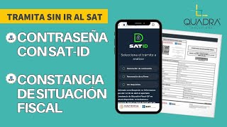 GENERA tu Contraseña en SAT ID y DESCARGA tu CONSTANCIA de situación fiscal [upl. by Ydniw]