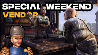 ESO Undaunted Golden Vendor Weekend Spooky Furniture and Good Sets [upl. by Kazue]