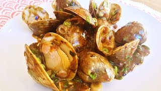 How to Make Cantonese Clams in Black Bean Sauce CiCi Li  Asian Home Cooking Recipes [upl. by Everard]