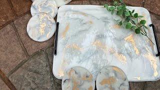 How to get the perfect Marble Effect using Resin [upl. by Irish536]