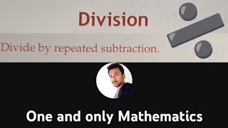 Division  Divide by repeated subtraction [upl. by Iover191]