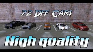 Pack 72 Autos DFF  GTA SA ANDROID amp PC [upl. by Ardekal]