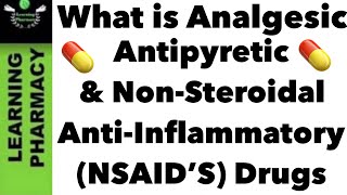 12  Quick Pharma Notes  What is Analgesic Antipyretic amp NonSteroidal AntiInflammatory Drugs [upl. by Phyllida]