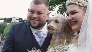 Jemma Jamie TEWKESBURY PARK HOTEL Wedding Highlights [upl. by Noemis693]