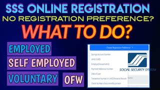 SSS ONLINE ACCOUNT REGISTRATION WITHOUT REGISTRATION PREFERENCE  PAANO MAG REGISTER SA SSS ONLINE [upl. by Branen]