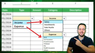 How to Create Multiple Dependent DropDown Lists in Excel  Automatically Update with New Values [upl. by Rhyner]