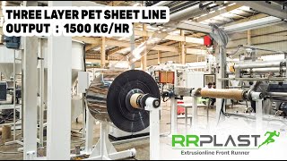 PET SHEET EXTRUSION LINE 1500 KGHR  RRPlastExtrusionsMANUFACTURER amp EXPORTER IN MUMBAI INDIA [upl. by Oigroeg]