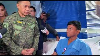 PH soldier who lost thumb from Chinas ramming says willing to return to West Philippine Sea [upl. by Lyford]