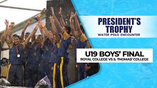 HIGHLIGHTS – U19 Boys’ Final – President’s Trophy Water Polo Tournament 2024 [upl. by Annuaerb995]