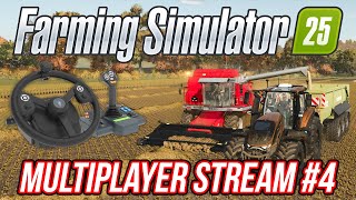 FARMING SIMULATOR 25 MULTIPLAYER 04  HORI FARMING VEHICLE CONTROL SYSTEM  Stream 16112024 [upl. by Korten198]