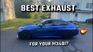 BEST BANG FOR BUCK M340i EXHAUST MAD CATBACK [upl. by Odessa617]