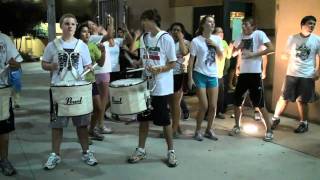 Emerald Brigade Drumline Cadence [upl. by Oinotnaesoj726]