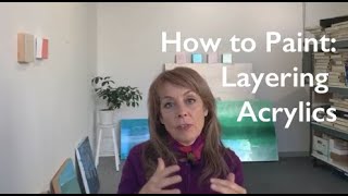 How to Paint Layering Acrylics [upl. by Mahla]