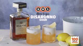 Disaronno Sour Cocktail Video [upl. by Isyed]