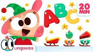 ABC SLEIGH SONG 🛷🎶  More Songs for Kids  Lingokids [upl. by Yelsnik]