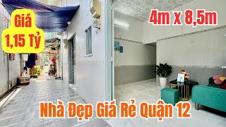 Chỉ Với 115 Tỷ Sở Hữu Ngay Nhà 1 Trệt 1 Lầu 2 Phòng Ngủ Gần Chợ Thạnh Xuân Quận 12 [upl. by Iznekcam]