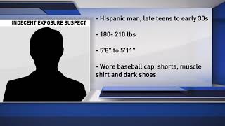 Police searching for man who exposed himself [upl. by Danzig]