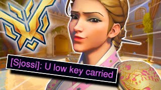 quotU low key carriedquot  Console T500 Mercy Main  Overwatch [upl. by Edsel]