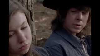 Carl and Enid scenes 5x15 The Walking Dead quotTryquot [upl. by Dotty61]