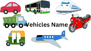 Vehicle Names  Types of Vehicles in English  Vehicles Vocabulary Words  Modes of Transport [upl. by Iak]