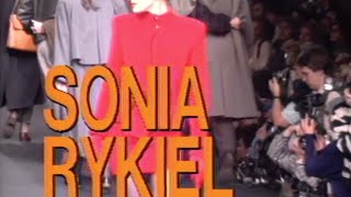 Sonia Rykiel Fall 1988  Knitwear With HighFashion Flair [upl. by Cock]