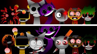 Phase 3 VS Phase 4 in Incredibox Sprunki Mix [upl. by Heyer]