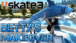 Skate 3  Part 5  BETTYS MAKEOVER  COFFIN OVER THE SHARK [upl. by Ehcram]