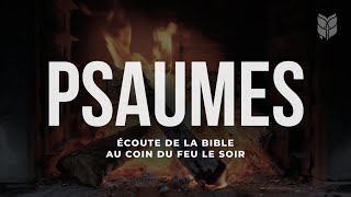 Psaumes Écoute de la Bibleau coin du feu le soir biblevision [upl. by Nospmis]