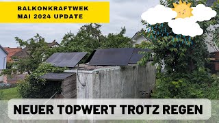 Balkonkraftwerk mit Speicher Update Mai 2024 Neuer Topwert [upl. by Gahl208]