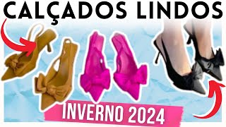 🔴CALÇADOS FEMININOS INVERNO 2024 BOTAS  SLINGBACK  SALTO BAIXO  ALTO ✨ DIOR CHANEL PRADA [upl. by Gariepy]