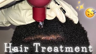 ASMR 4C HAIR TREATMENT  AMAZING HAIR SOUNDS😴😴 asmr [upl. by Baler]