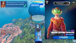 Slide continuously for 8 seconds Hypno Scales Fortnite Haven Mask Styles [upl. by Ayatnohs]