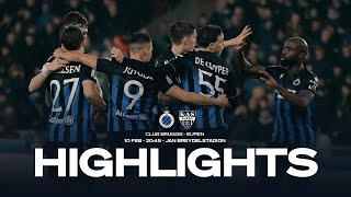 CLUB BRUGGE  KAS EUPEN  HIGHLIGHTS  20232024 [upl. by Torrlow]