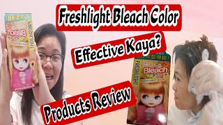 Hair Coloring  Bleach Color  Freshlight  Products Review  How to color [upl. by Clougher]