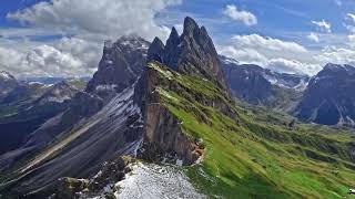 Dolomites Italy 4K • Scenic Relaxation Film with Nature Video Ultra HD [upl. by Vallie462]