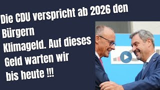 CDU verspricht dem Bürger ab 2026 ein Klimageld [upl. by Nairde]