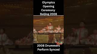 Beijing Olympics Opening Ceremony 2008 Drum Beat of 2008 Drummers olympics 2008 beijingolympics [upl. by Eirret]