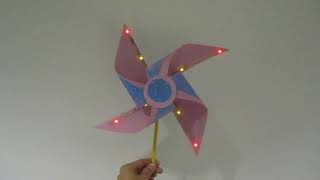 Chibitronics Glowing Paper Pinwheel [upl. by Hselin]