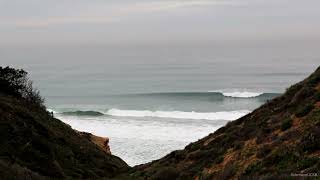 Large Surf at Torrey Pines 1142023 [upl. by Upshaw]