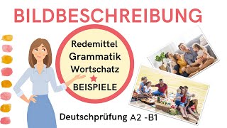 Mündliche Prüfung A2 BILDBESCHREIBUNG Deutsch lernen [upl. by Servais]