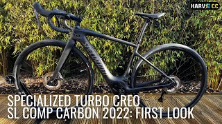 Specialized Turbo Creo SL Comp Carbon 2022 First Look at EBike [upl. by Devy]