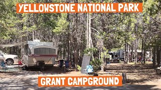 Grant Village Campground Review Yellowstone National Park [upl. by Assiralc303]