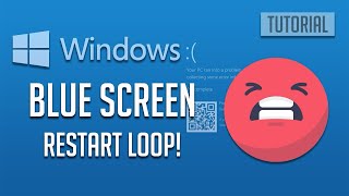 How to Fix Blue Screen  Your Device Run into a Problem and Needs to Restart ✅ [upl. by Damalas]