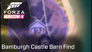 Forza Horizon 4  Bamburgh CastleLast Barn Find Location [upl. by Nnahtur]