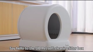 UB PET SelfCleaning Litter Box with App amp Camera [upl. by Remas523]