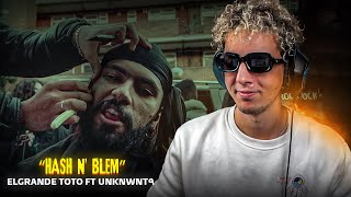 REACTION ElGrandeToto “HASH N BLEM” feat ​⁠Unknown T 🇲🇦 🇬🇧 [upl. by Eelyma649]