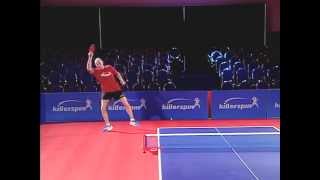 How to Forehand Lob  Killerspin Table Tennis [upl. by Herbert]